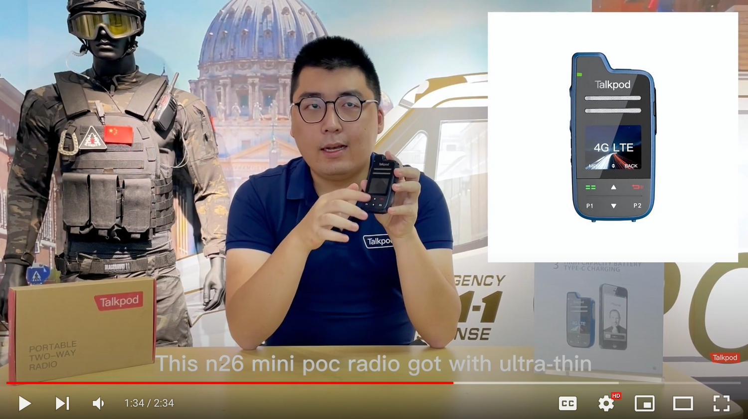Unboxing Talkpod N26 Slim PoC Radio