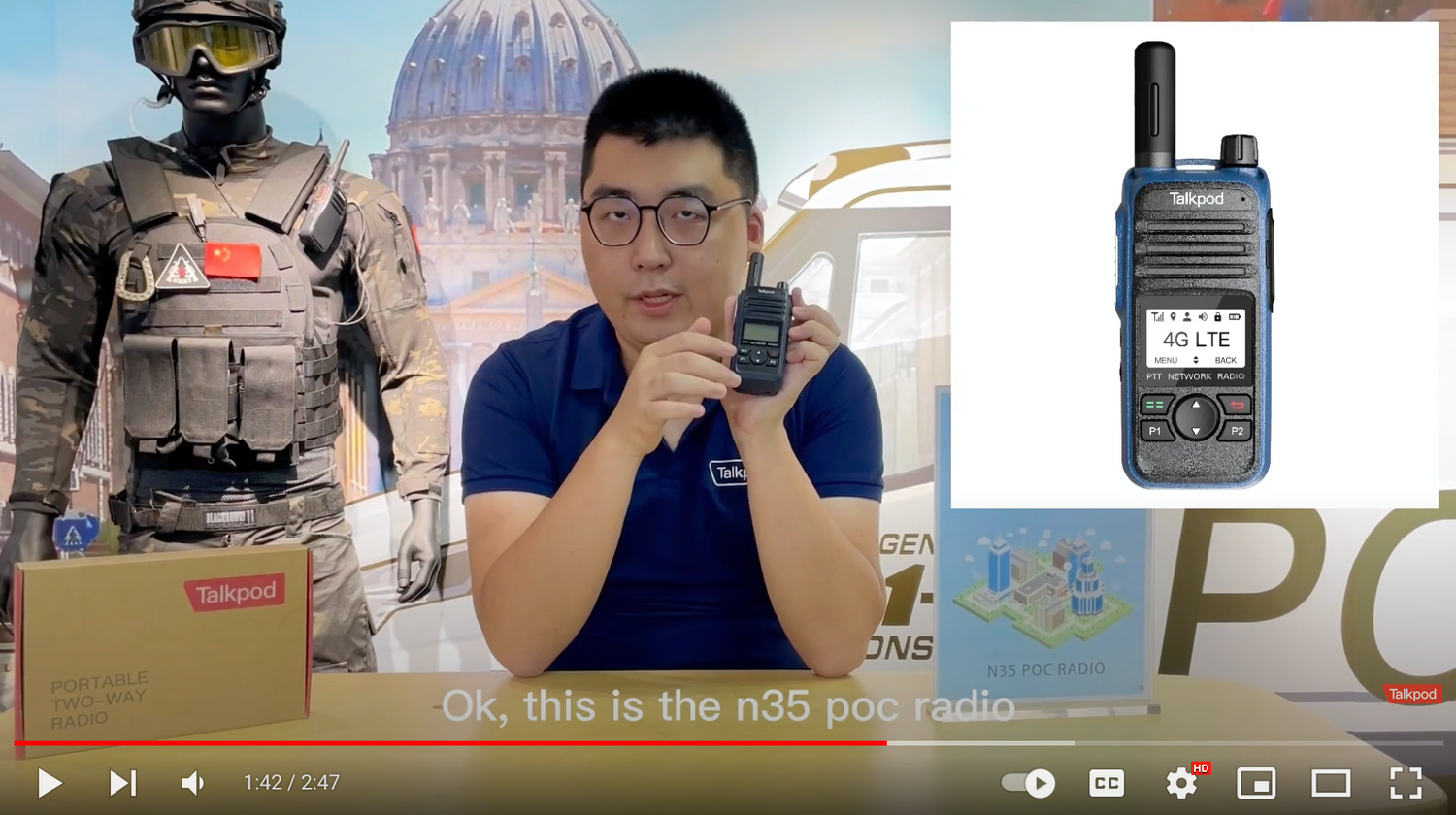 Unboxing Talkpod N35 Slim LCD LTE 4G PoC Radio