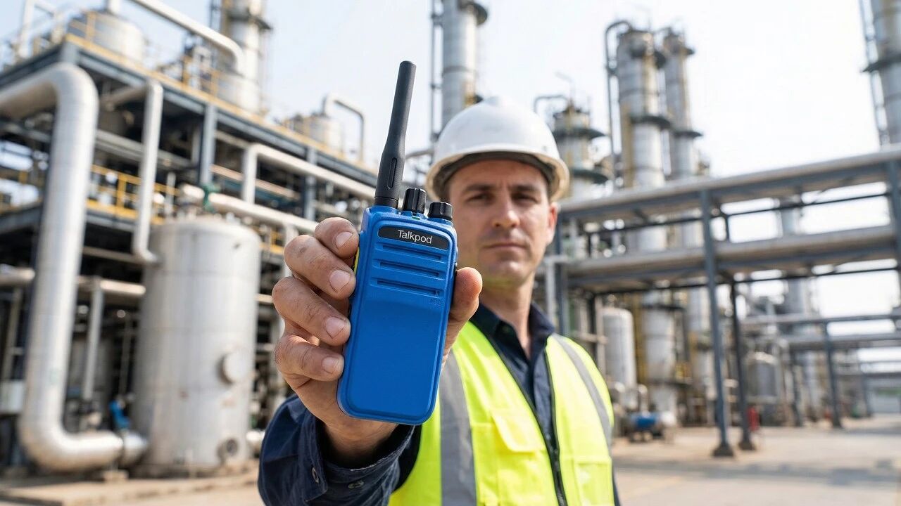 Talkpod D50Ex: Reliable Explosion-Proof Communication for Chemical Plants