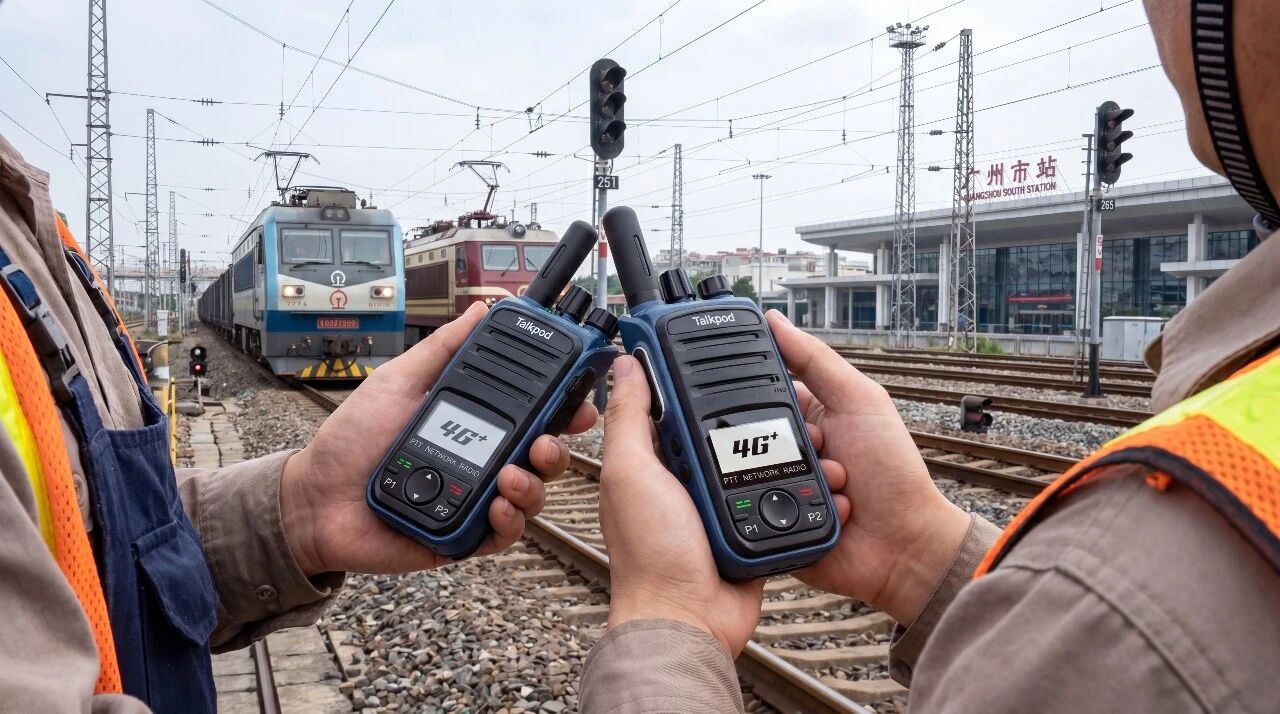 How Talkpod’s N55 public-network radio helped Guangzhou Railway Group improve communication and dispatch