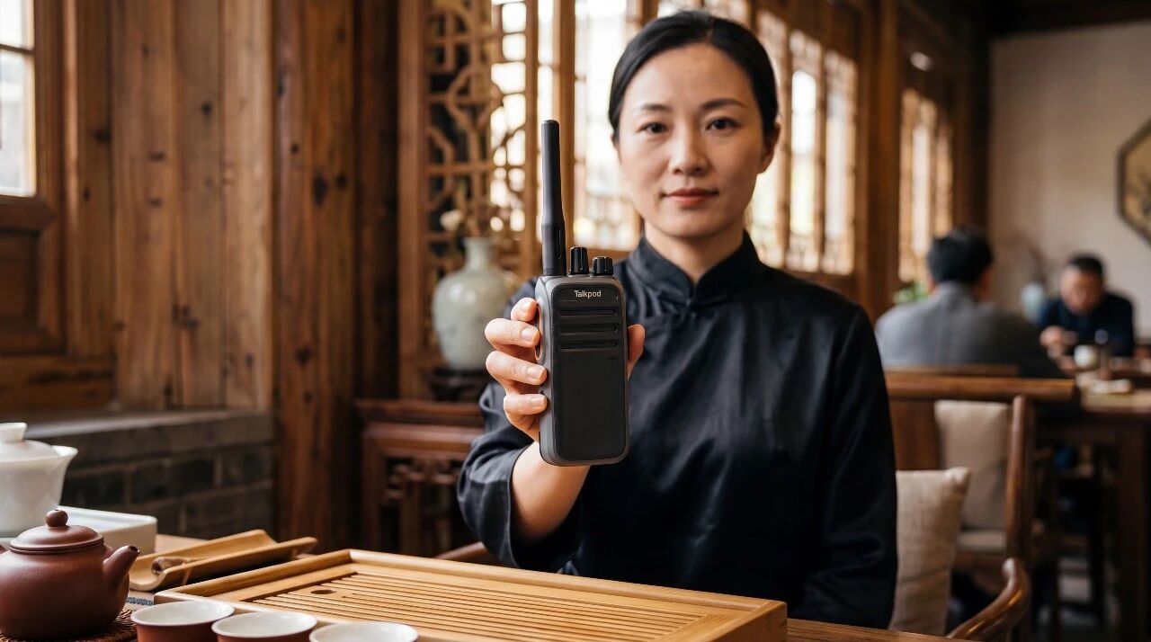 How Talkpod’s A30P analogue radio helps teams coordinate without disturbing the atmosphere