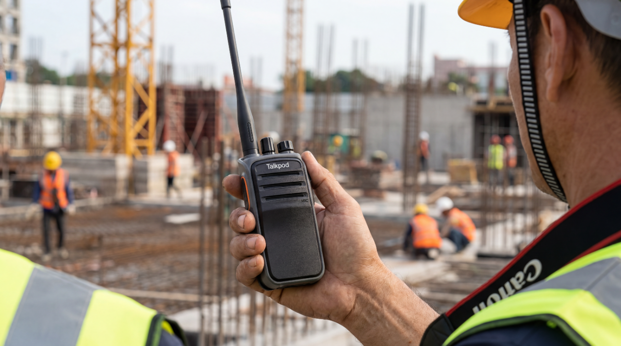 Talkpod A50: Better Co-ordination and Safer Working on Construction Sites