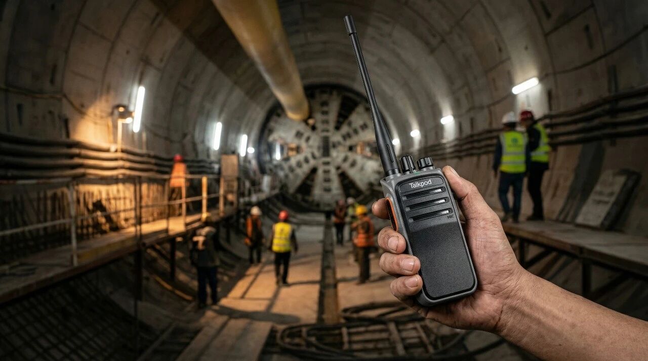 Talkpod A50P: Keeping Changchun Metro Tunnel Construction Connected