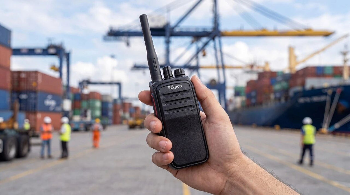 Talkpod D50 Digital Radio: The Efficient Coordination Partner for Port Dispatchers