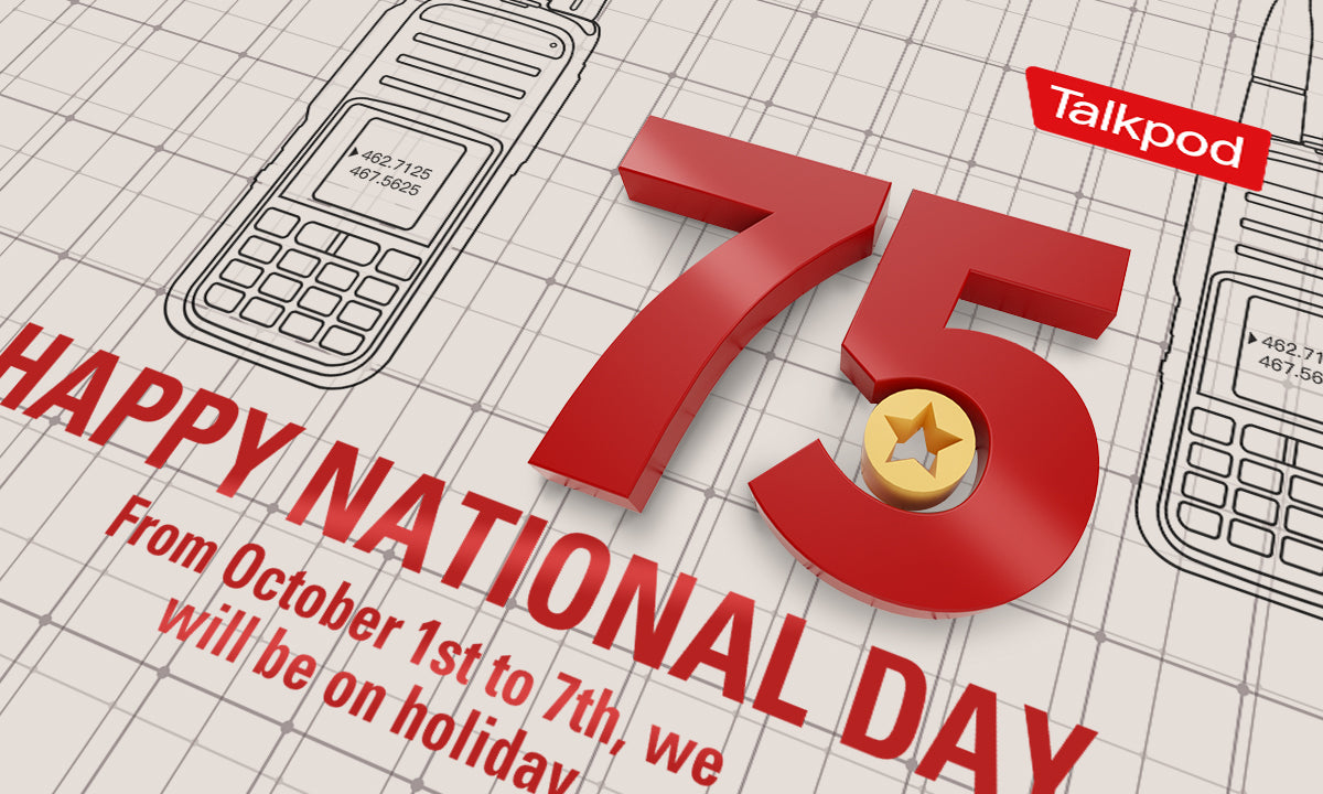 Talkpod National Day Holiday Announcement