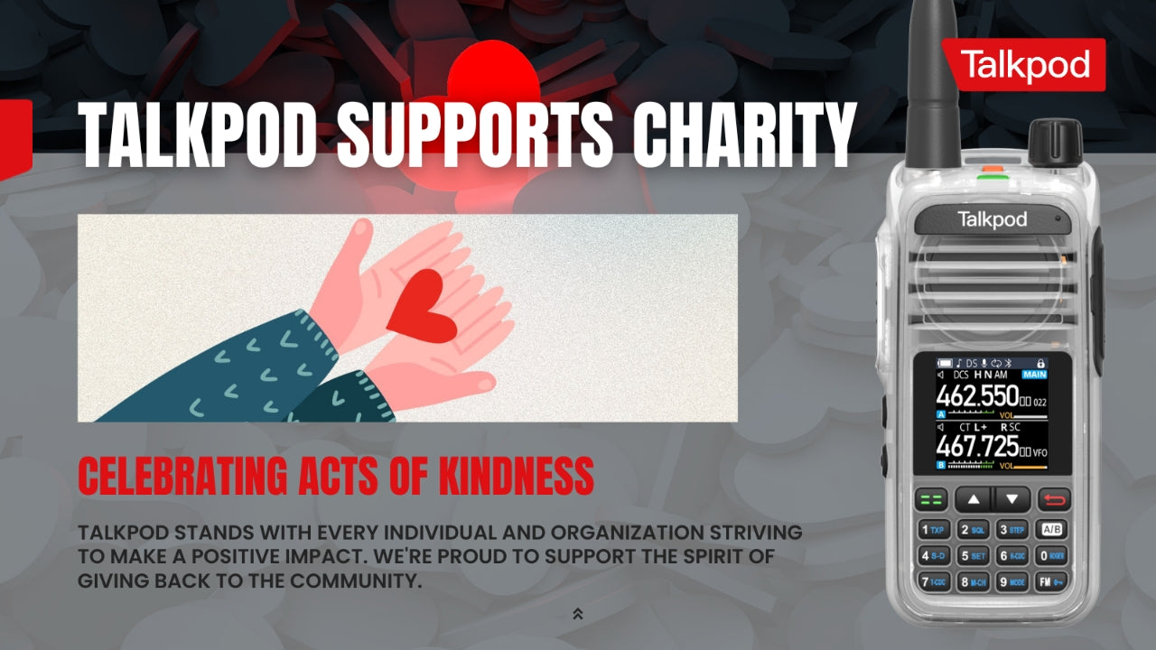 Talkpod Supports Charity,Celebrating Acts of Kindness