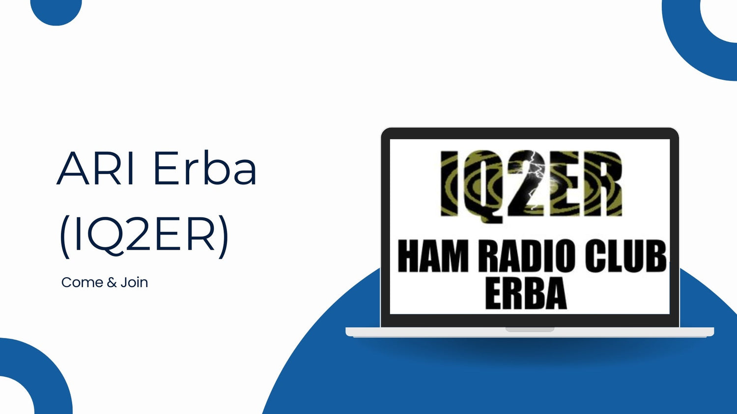 ARI Erba (IQ2ER): Rebuilding and Serving the Community