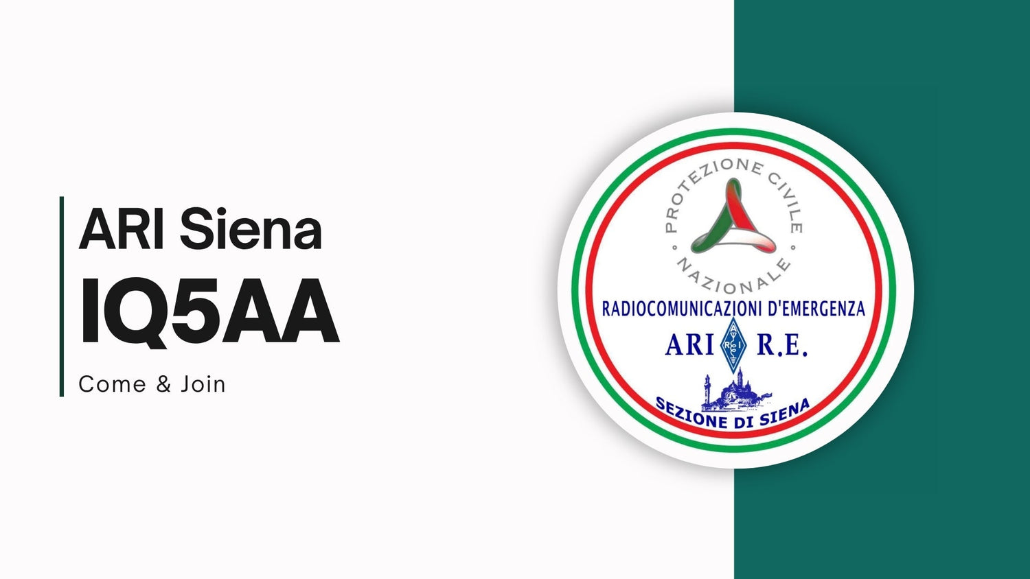 ARI Siena – IQ5AA: una sezione con lo spirito di Marconi e il rigore della Protezione Civile