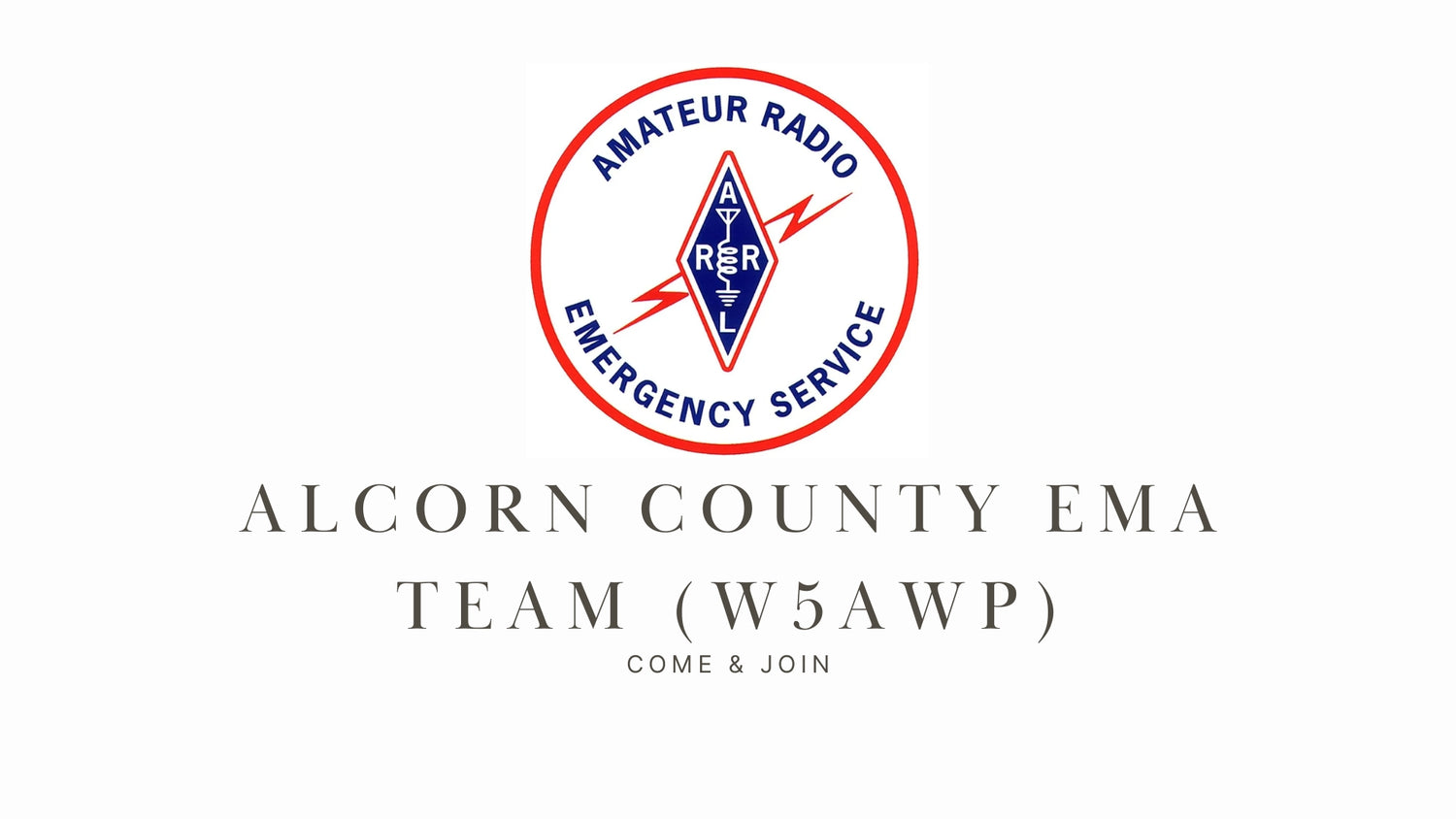 Be Prepared and Serve Your Community with Alcorn County EMA Team (W5AWP)!