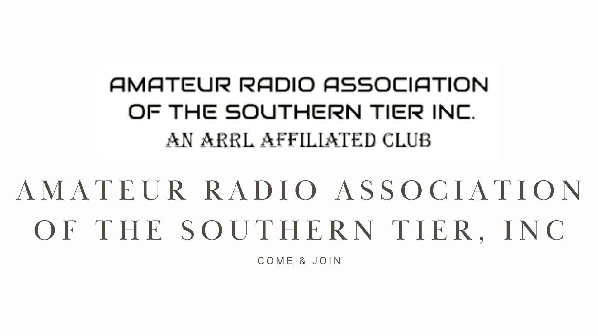 Amateur Radio Association Of The Southern Tier, Inc