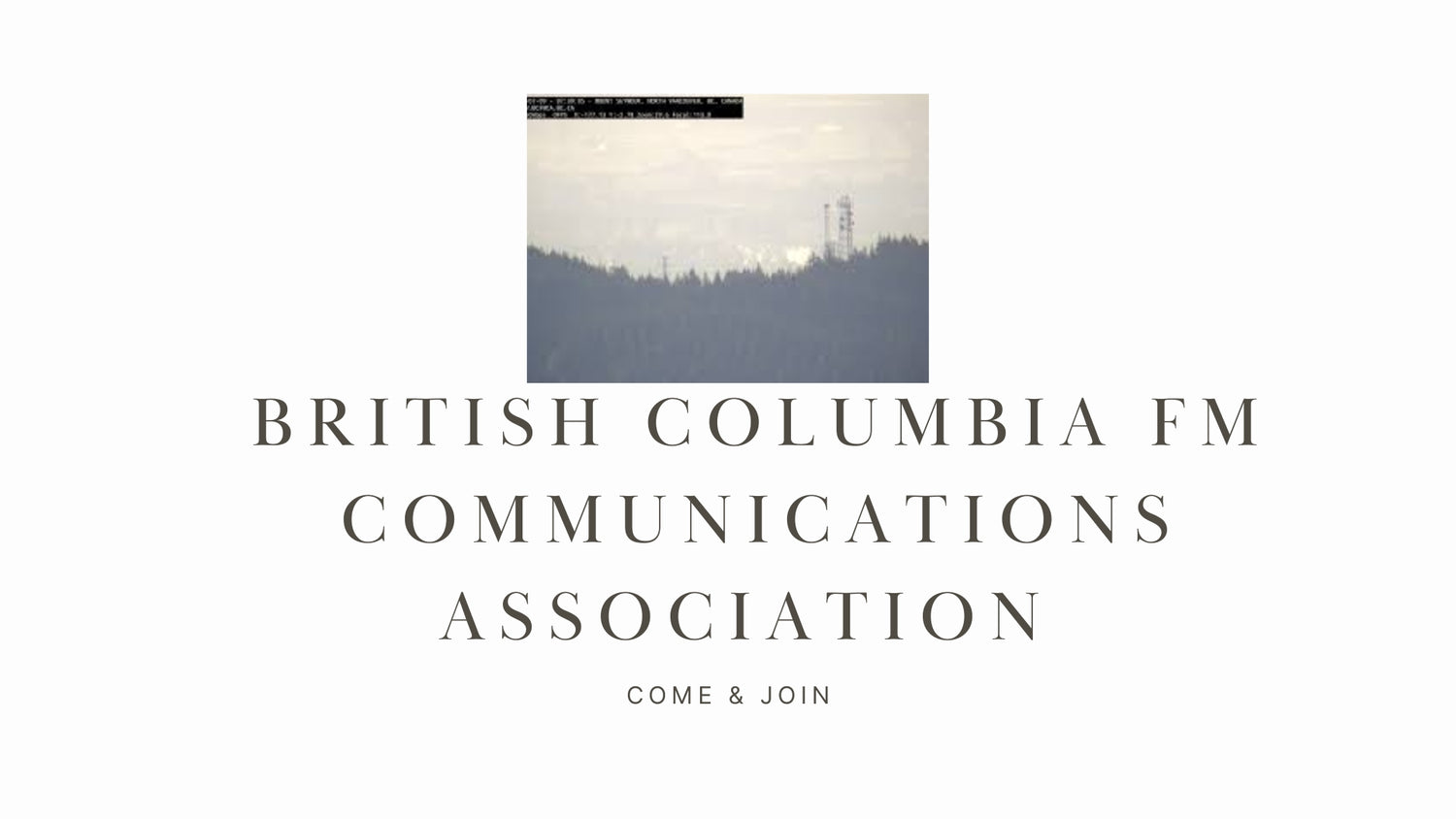 Explore Advanced Communication with the British Columbia FM Communications Association (BCFMCA)!