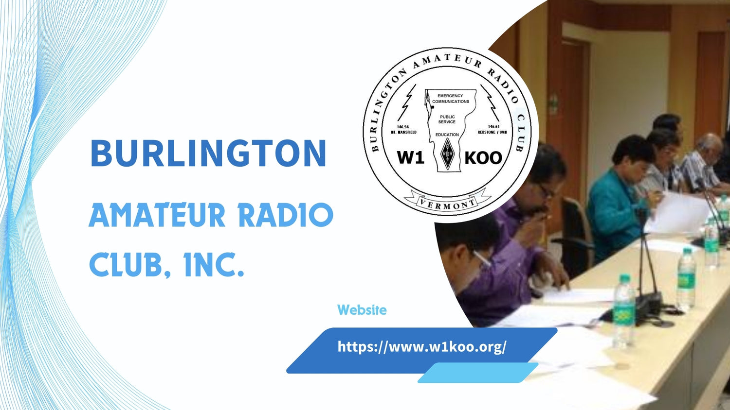 Burlington Amateur Radio Club, Inc. - W1KOO
