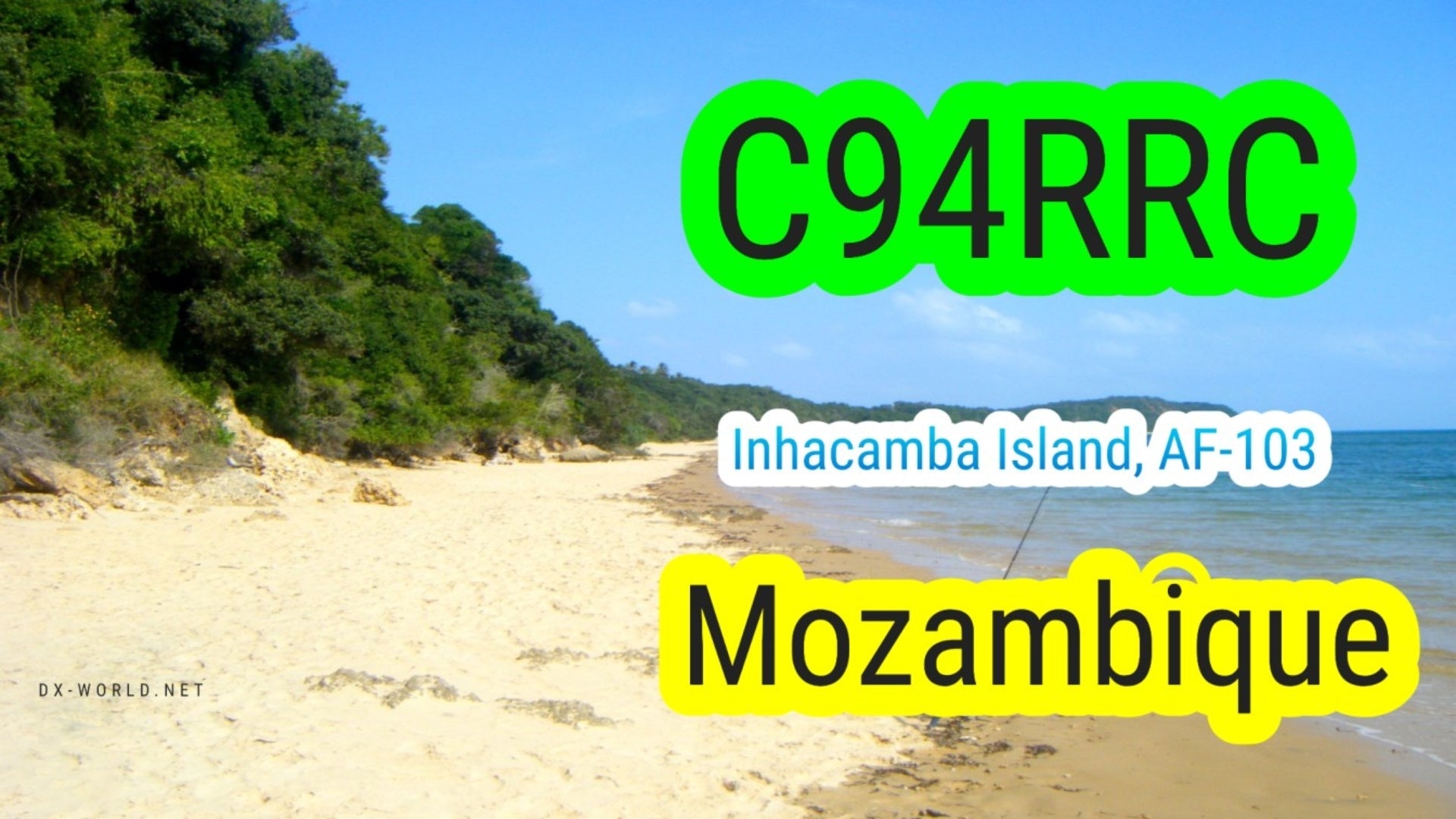 🌍 C94RRC – Inhacamba Island, Mozambique (AF-103)