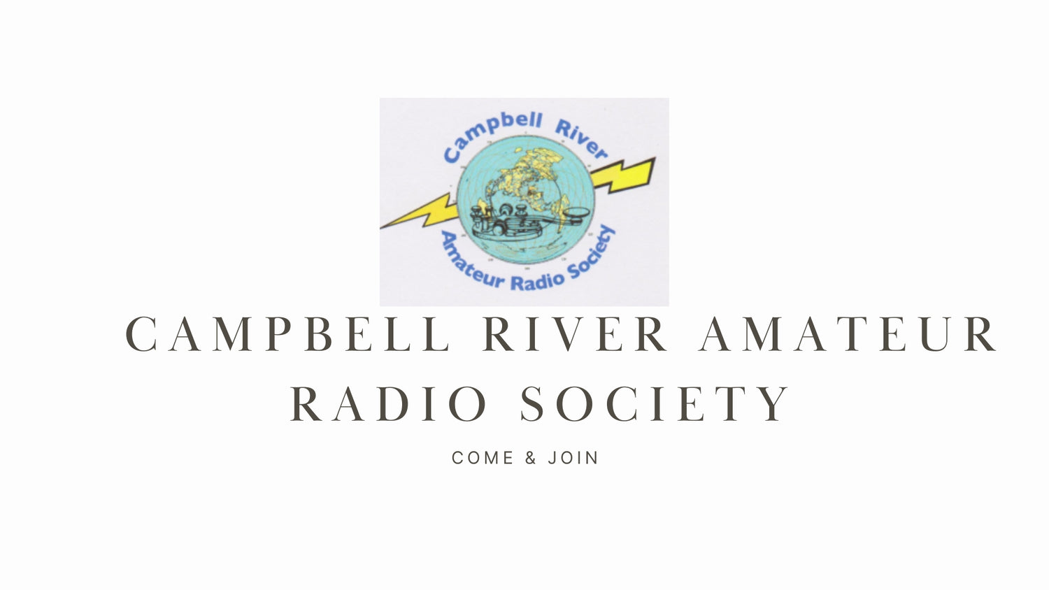 Explore Ham Radio with Campbell River Amateur Radio Society (CRARS)!