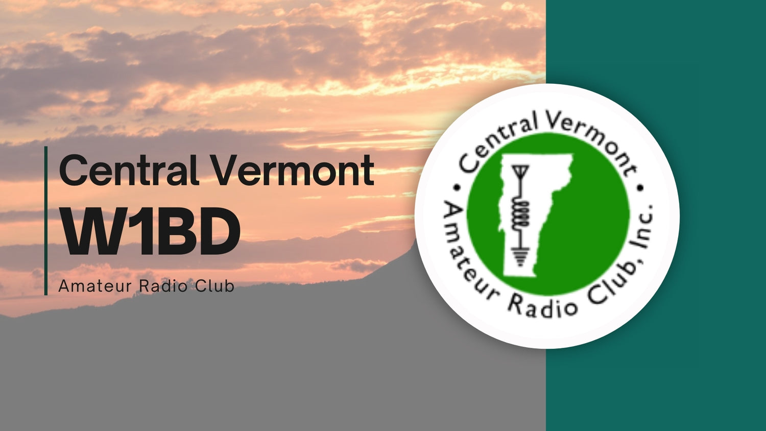 Central Vermont Amateur Radio Club - W1BD