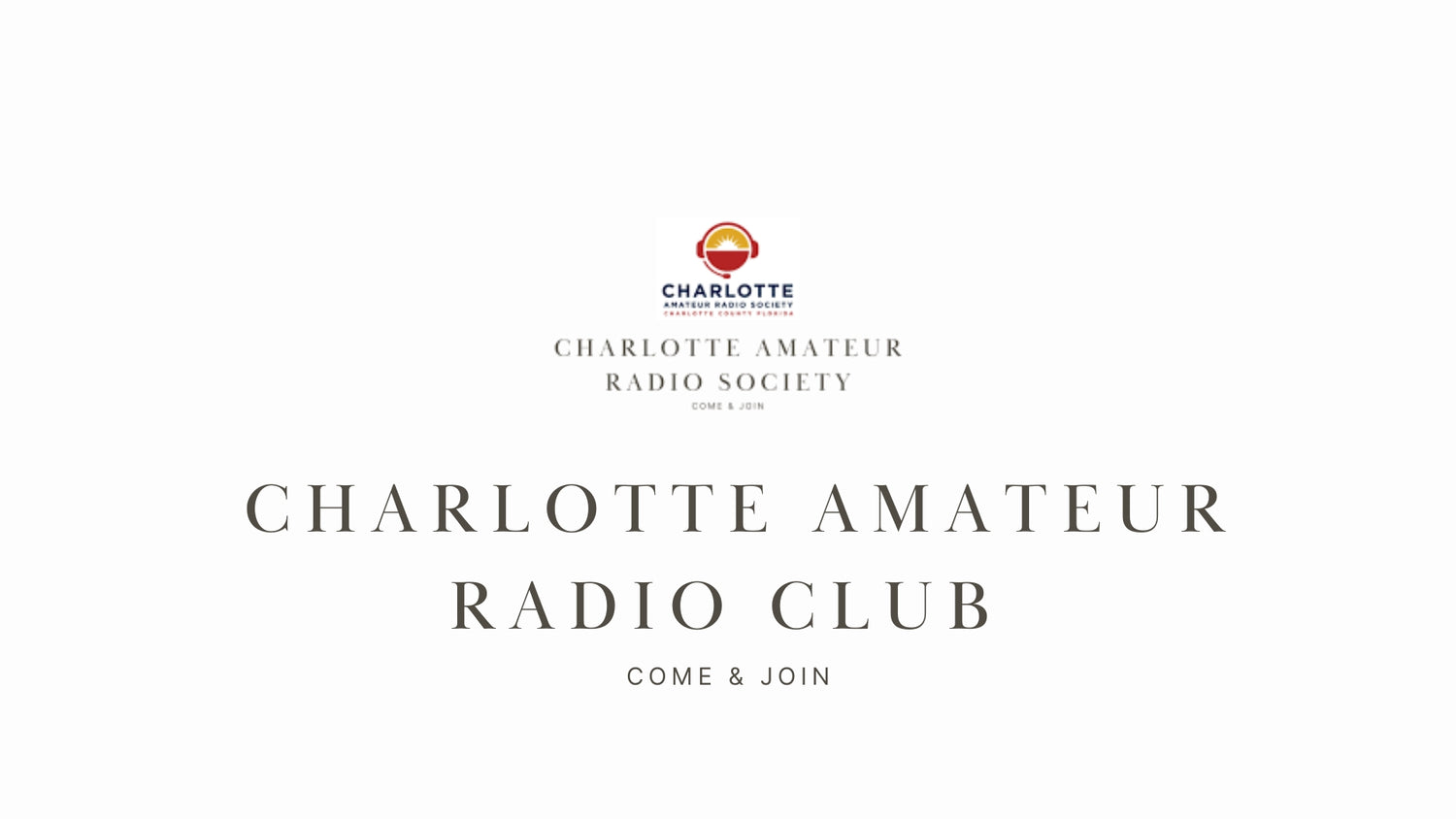 Charlotte Amateur Radio Club (W4CQ)