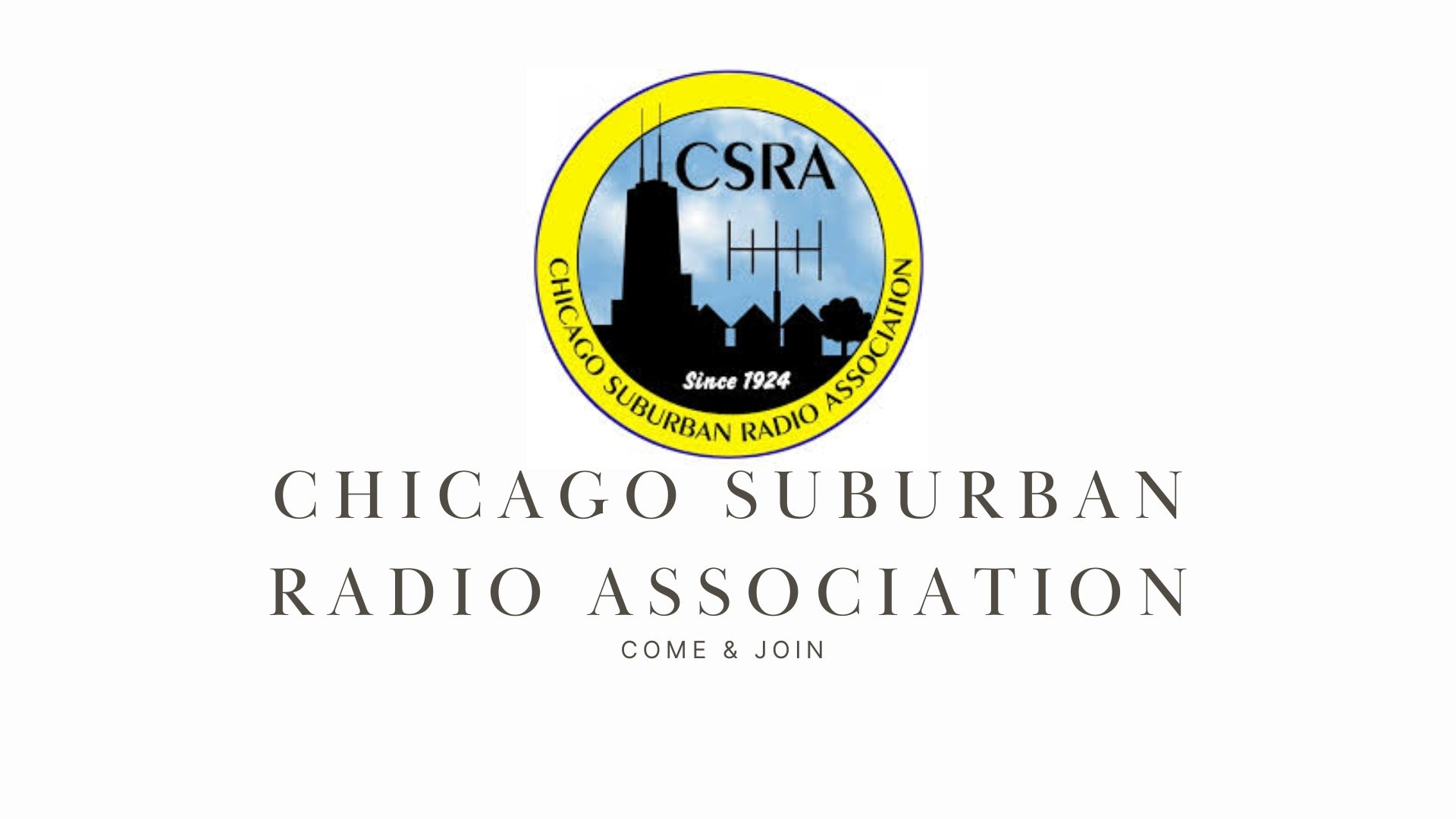 A Century of Ham Radio Passion: Join the Chicago Suburban Radio Association (W9SW)!