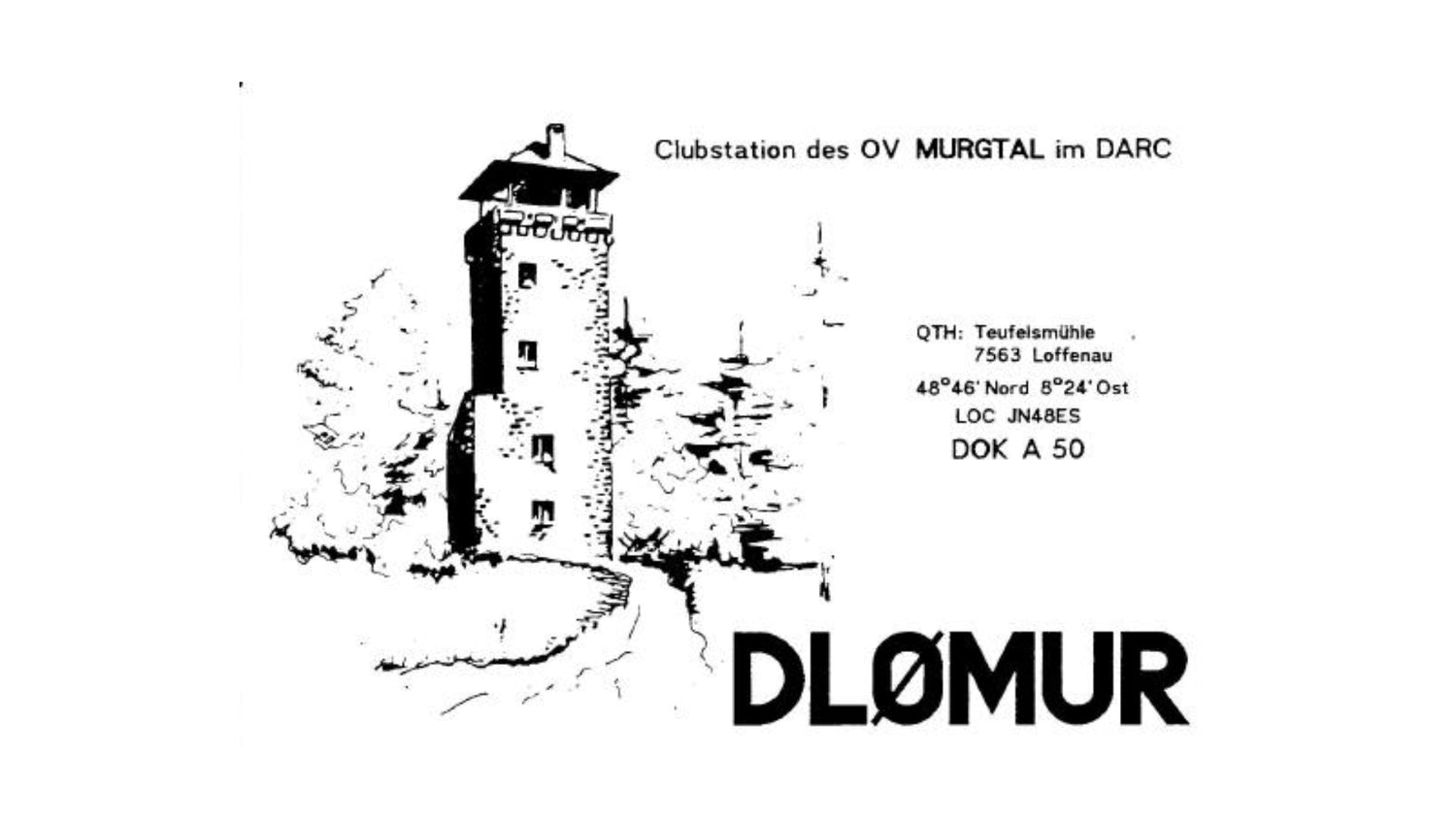 Welcome to DARC Ortsverband Murgtal (A5Ø): Celebrating 40 Years of Amateur Radio Activity
