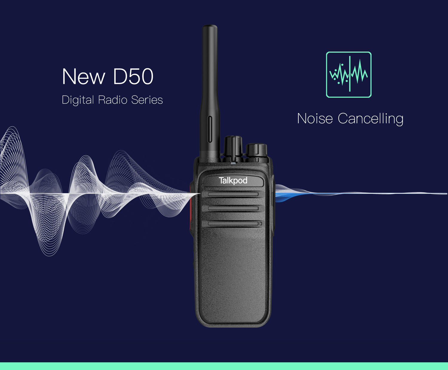 New D50 with Noise Cancelling Technology