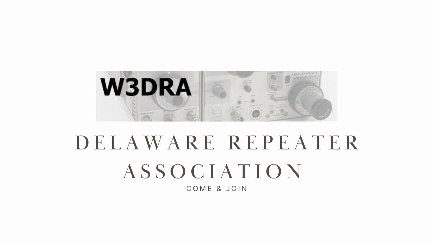 Explore Repeaters and VHF/UHF Communication with the Delaware Repeater Association (W3DRA)!