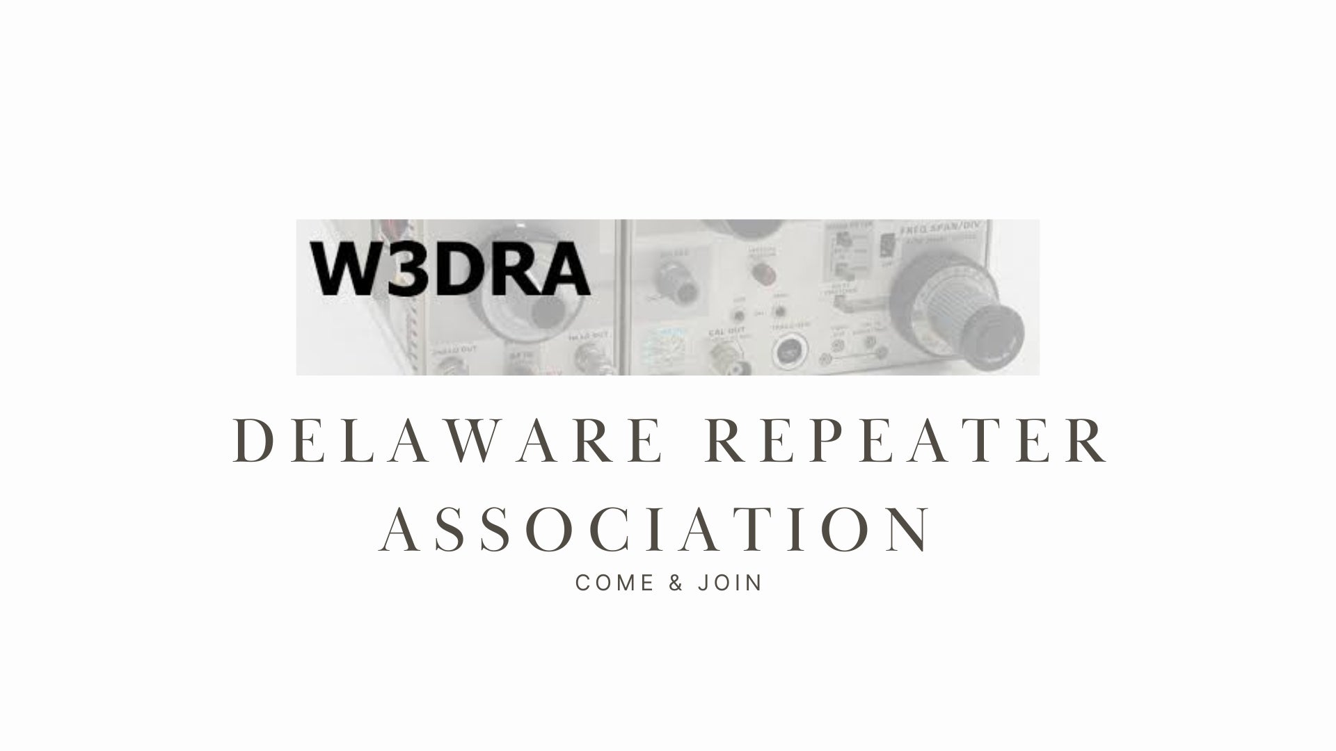 Explore Repeaters and VHF/UHF Communication with the Delaware Repeater Association (W3DRA)!