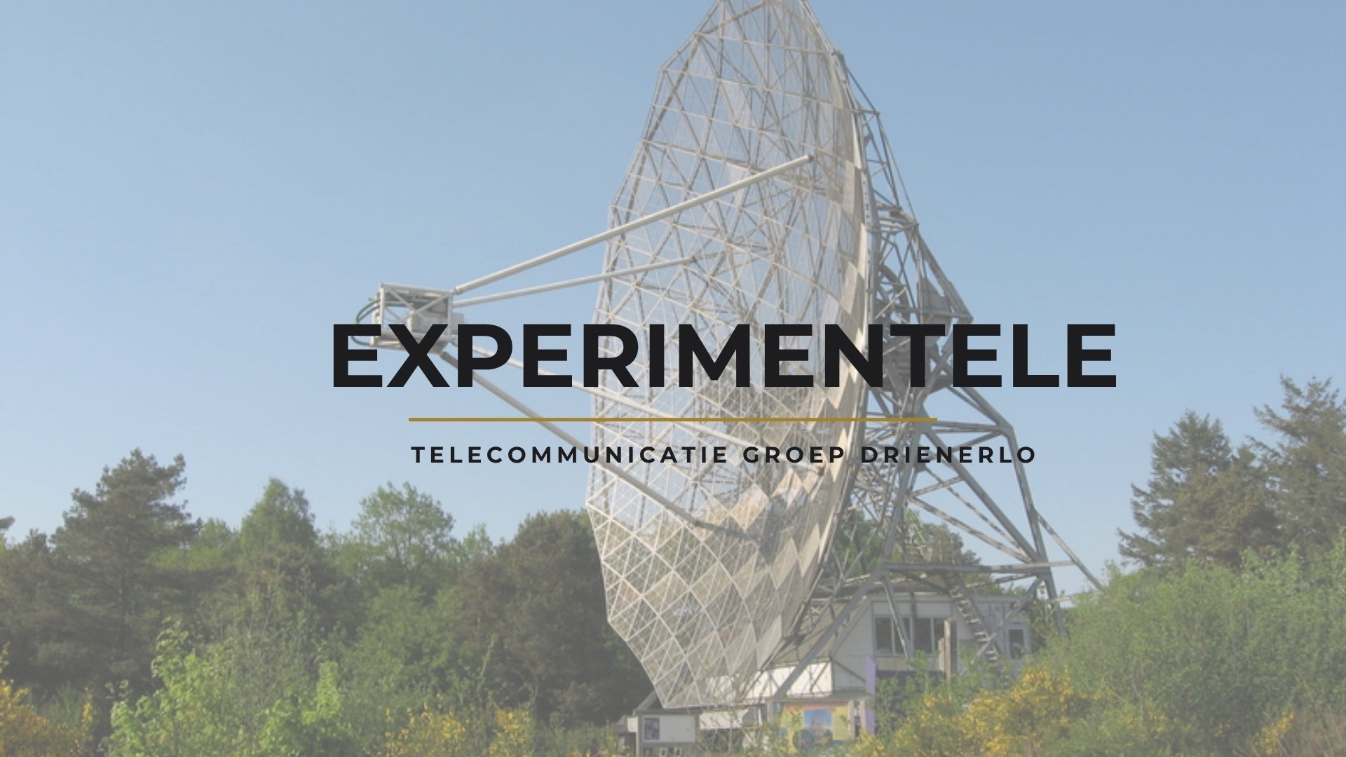 ETGD: University of Twente's Hub for Amateur Radio and Hobby Electronics