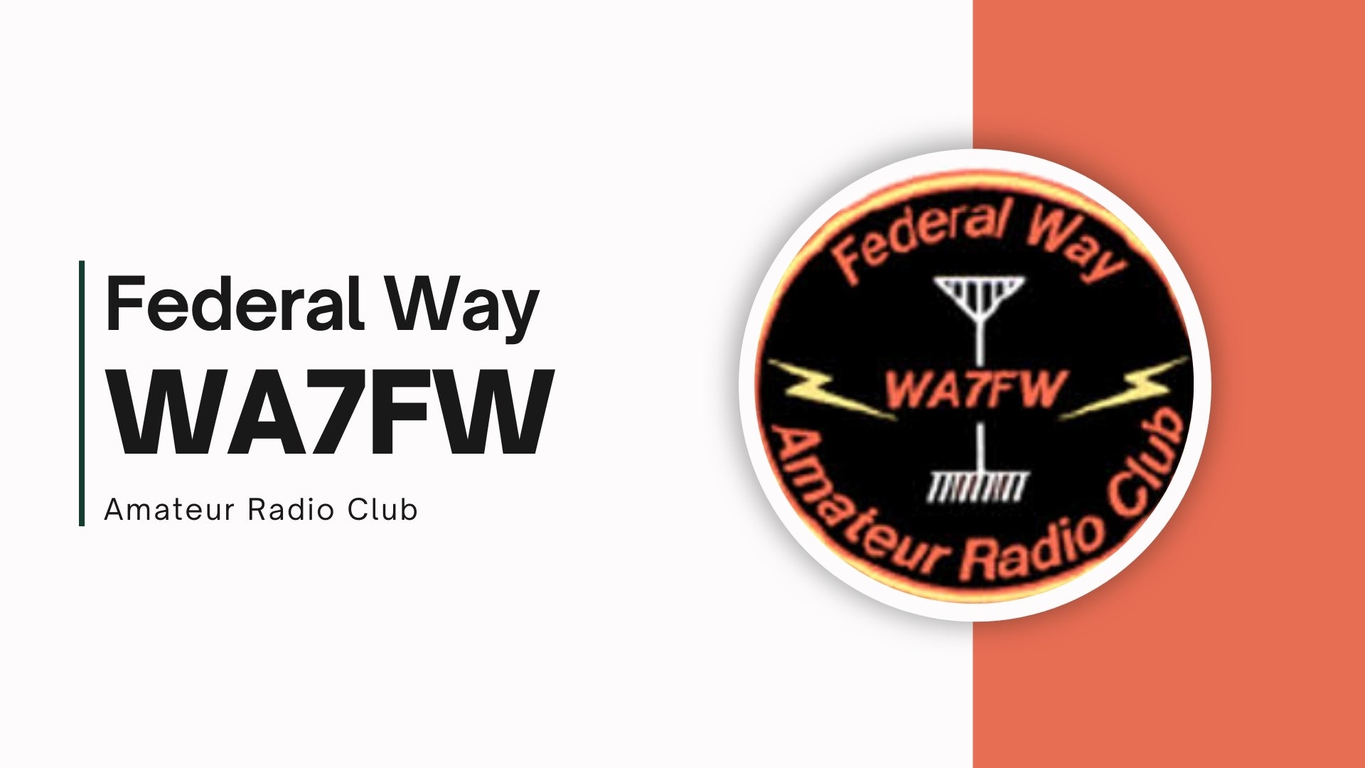 Federal Way Amateur Radio Club - WA7FW