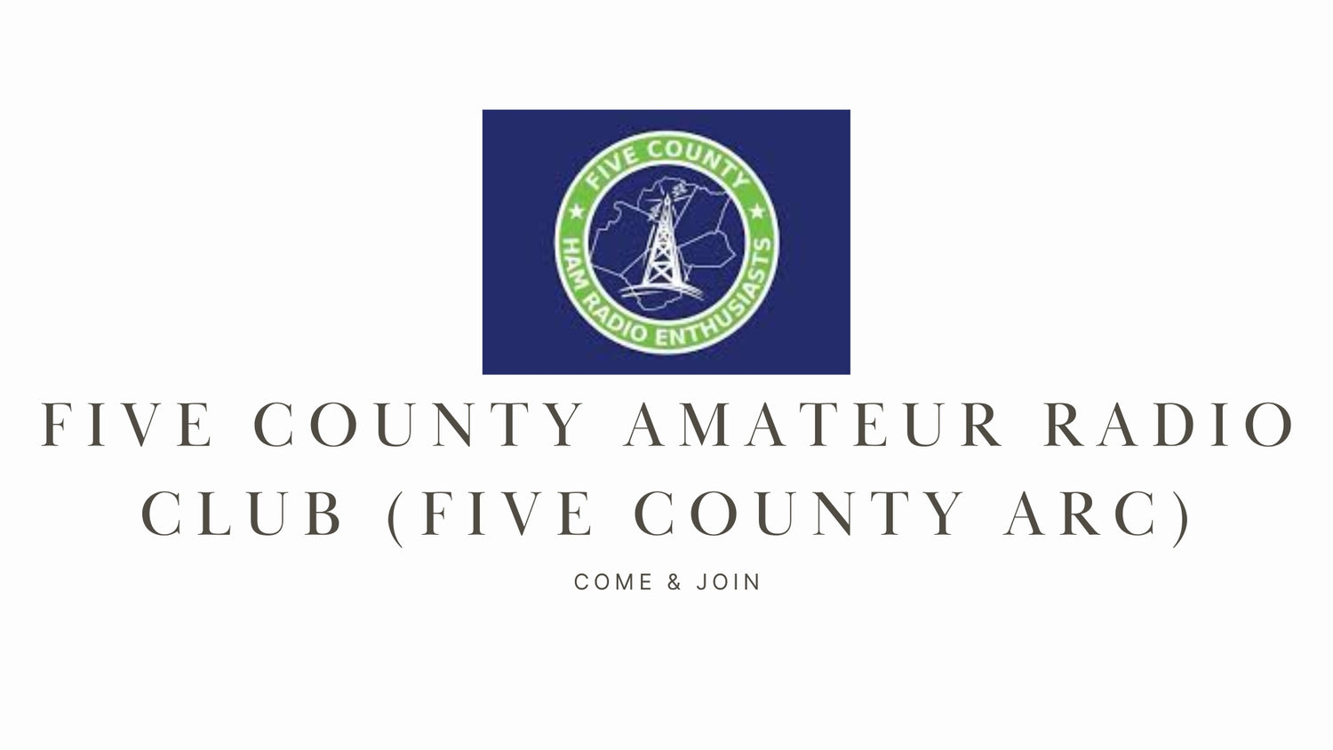 Five County Amateur Radio Club (Five County Arc)