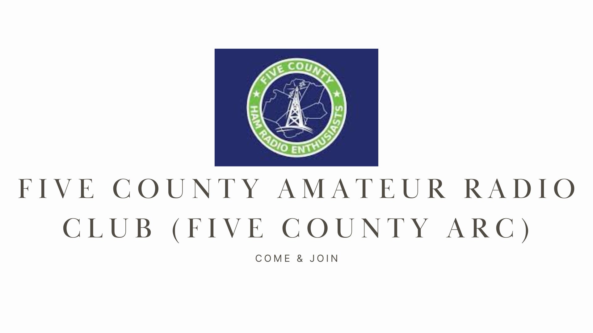 Five County Amateur Radio Club (Five County Arc)