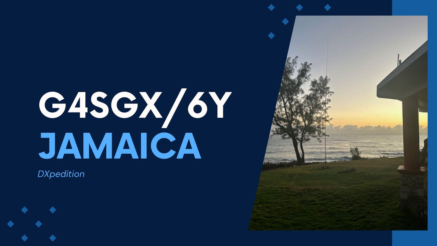 Repost: G4SGX/6Y – Jamaica DXpedition