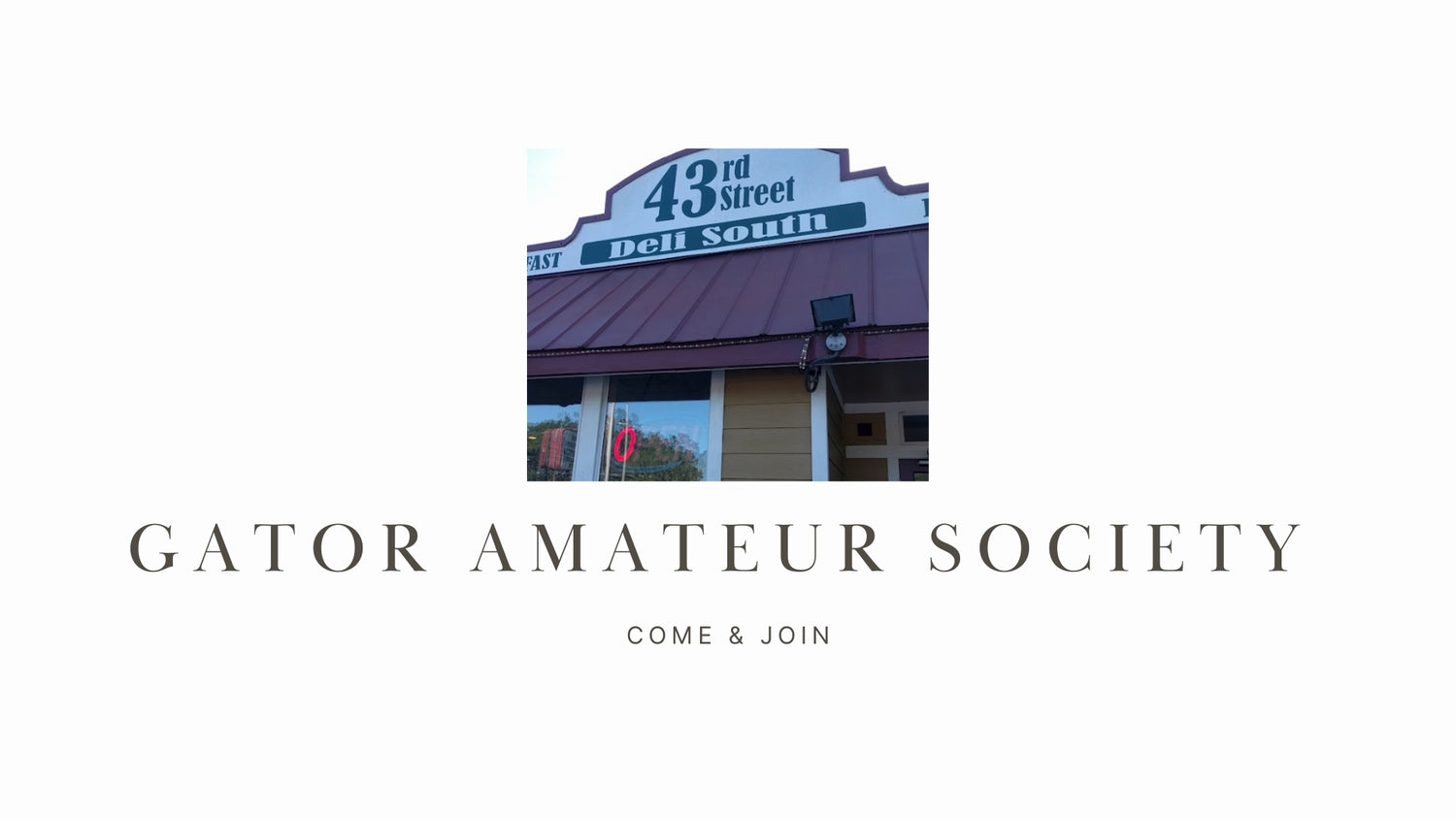 Gator Amateur Society (W1GAS): A Small, Tight-Knit Club in Gainesville, FL