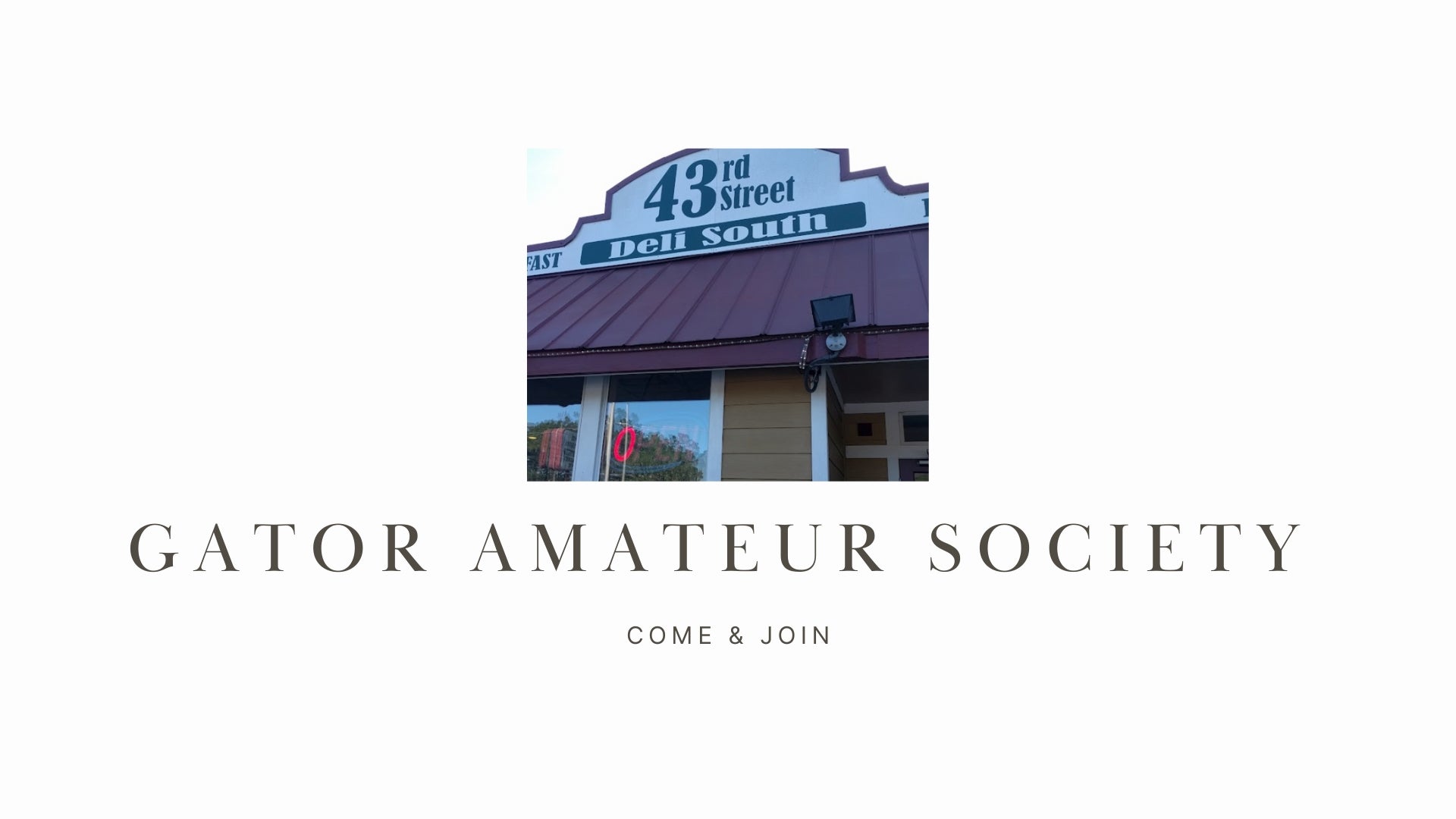 Gator Amateur Society (W1GAS): A Small, Tight-Knit Club in Gainesville, FL