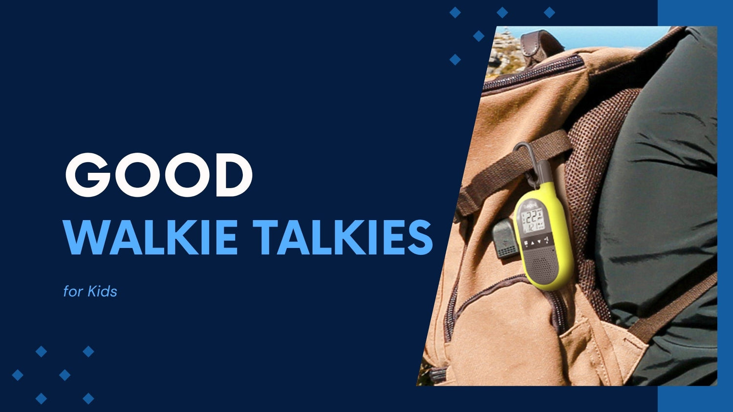 Good Walkie Talkies for Kids? Talkpod F40 Checks All the Right Boxes