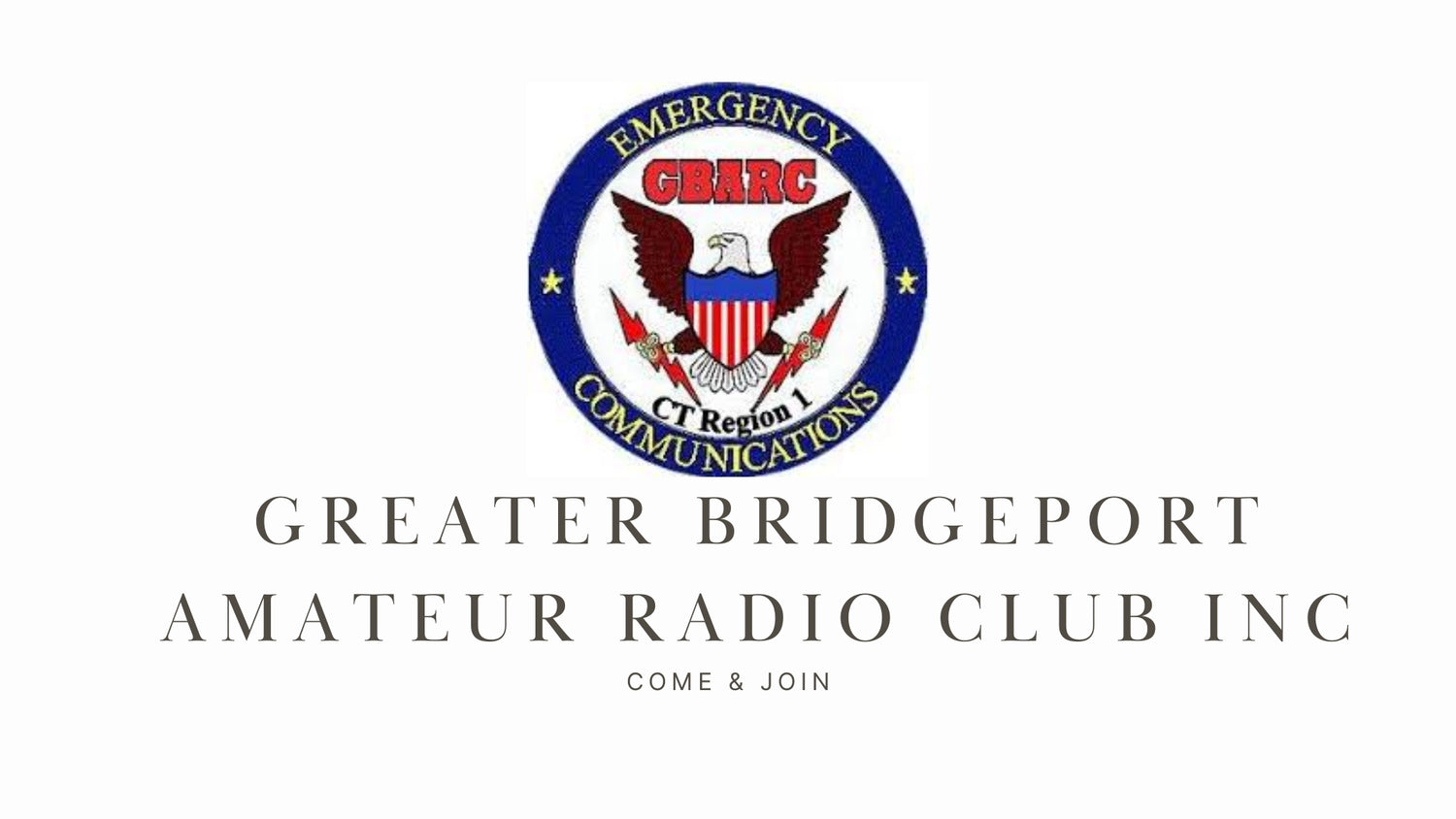 Greater Bridgeport Amateur Radio Club Inc: Serving the Bridgeport Community through Amateur Radio