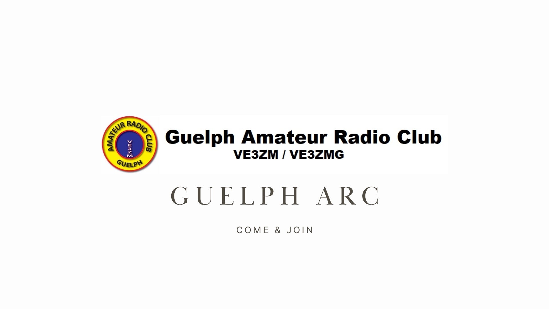 Explore the World of Ham Radio with Guelph ARC!