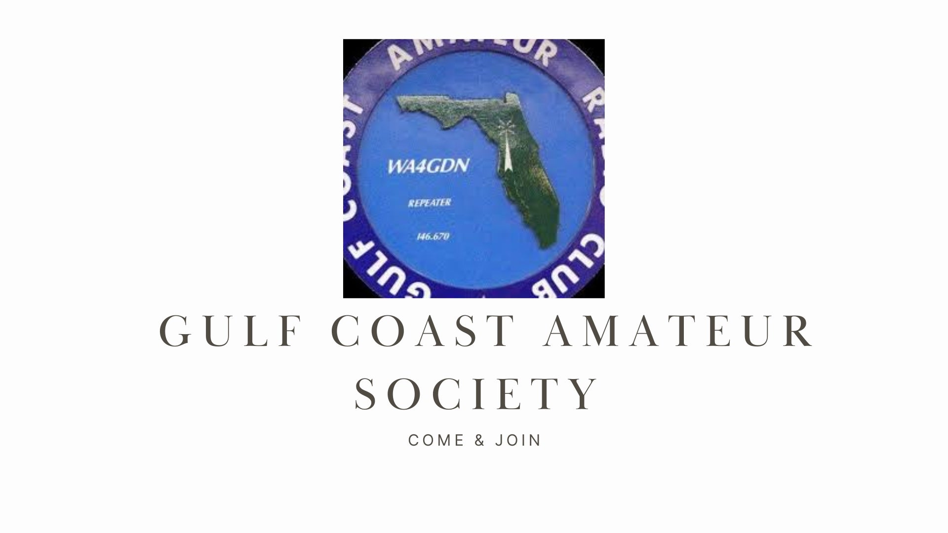 Explore Ham Radio with the Gulfcoast Amateur Society (K4GAS)