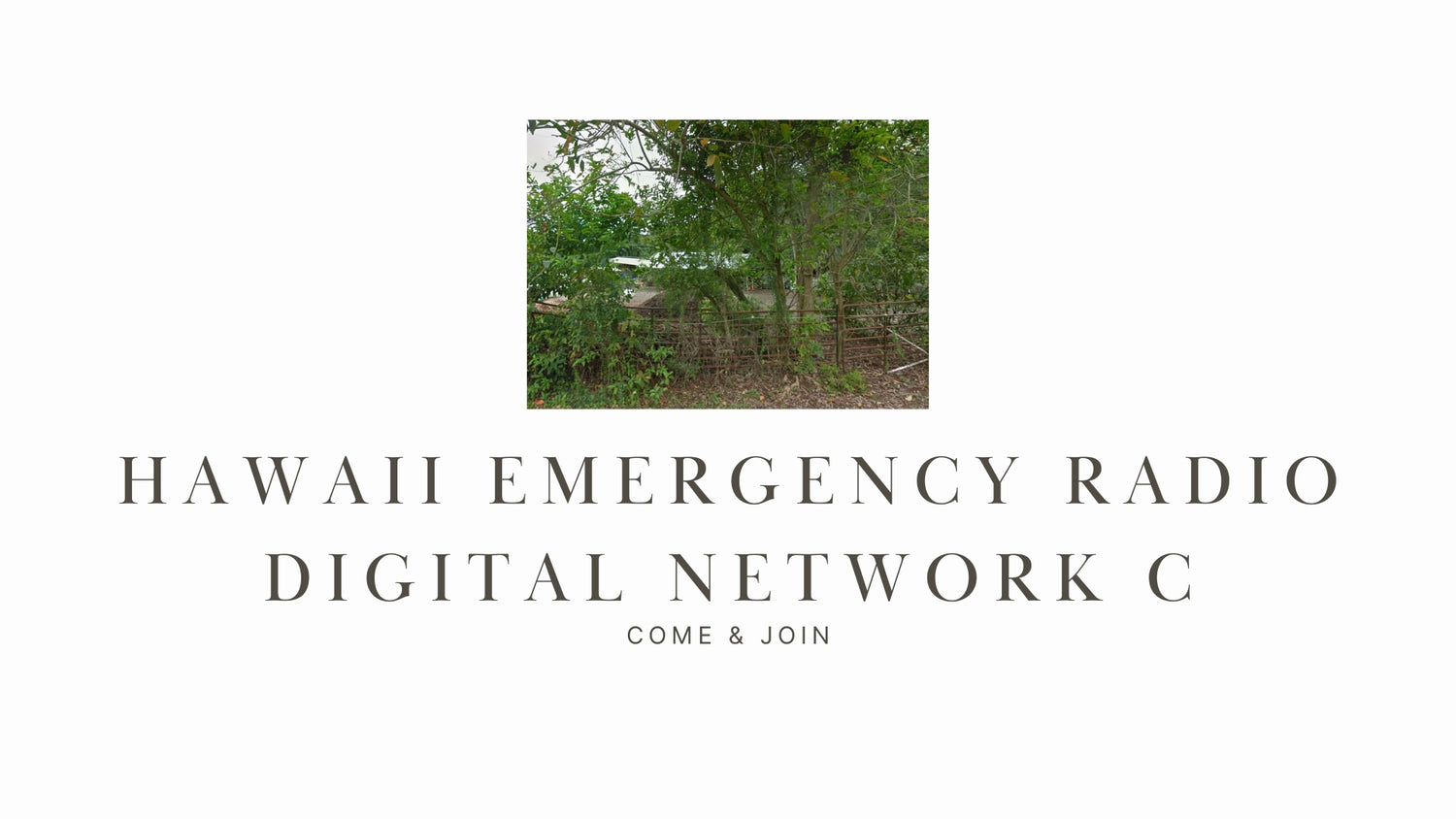 Hawaii Emergency Radio Digital Network C: Limited Information Suggests a Focus on Digital Communication