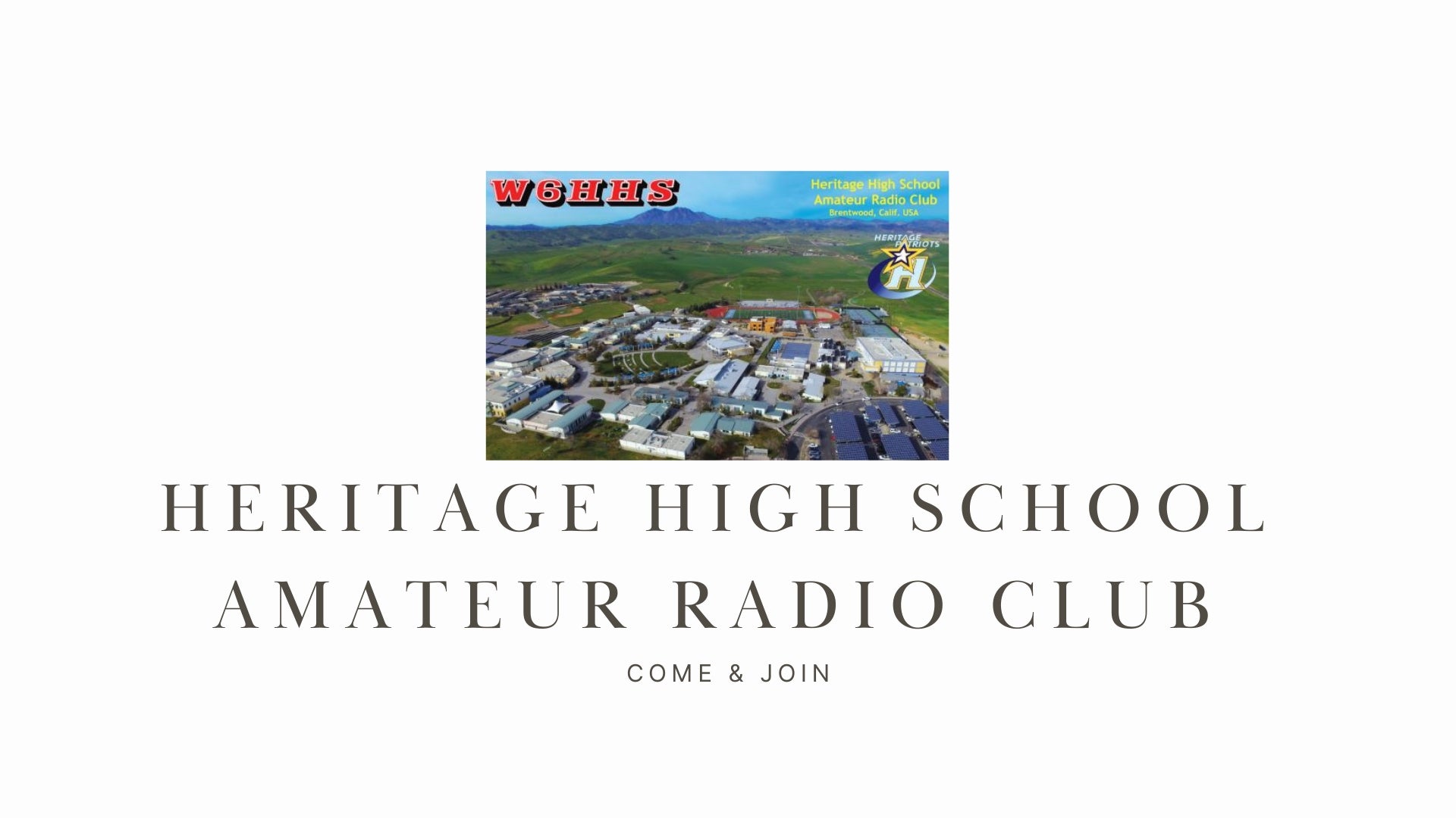 Heritage High School Amateur Radio Club: Empowering Youth Through Radio