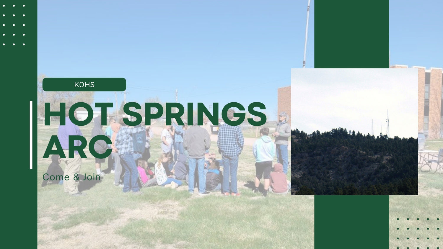 Hot Springs ARC (K0HS): Amateur Radio in Hot Springs, South Dakota