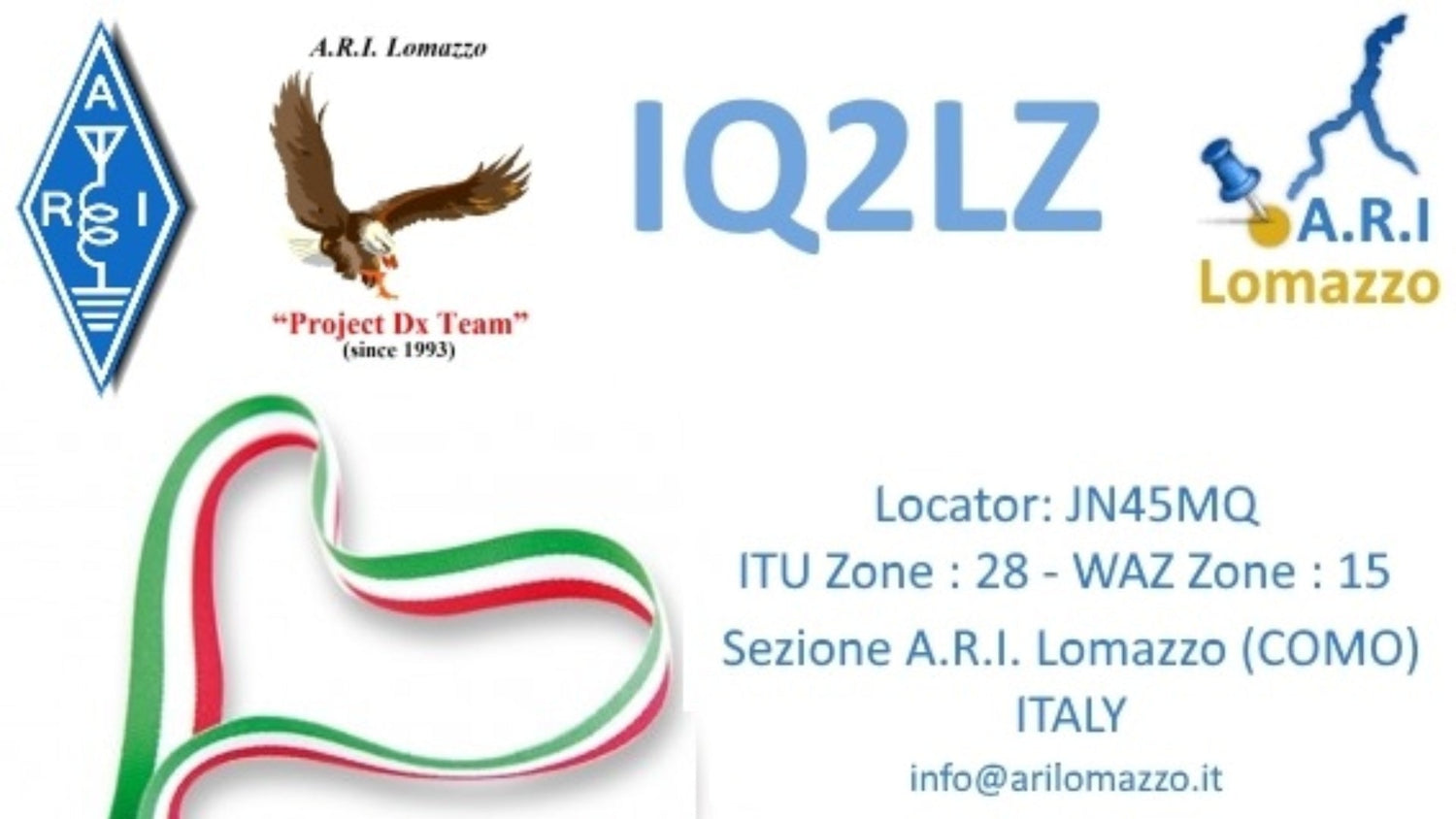 ARI Lomazzo (IQ2LZ): Active in Contests and Awards