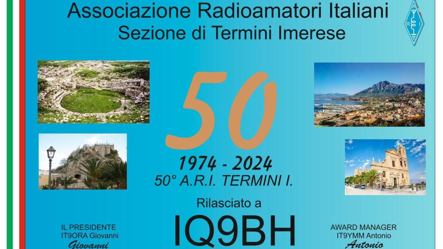 IQ9BH – Termini Imerese: tra onde corte e onde del mare