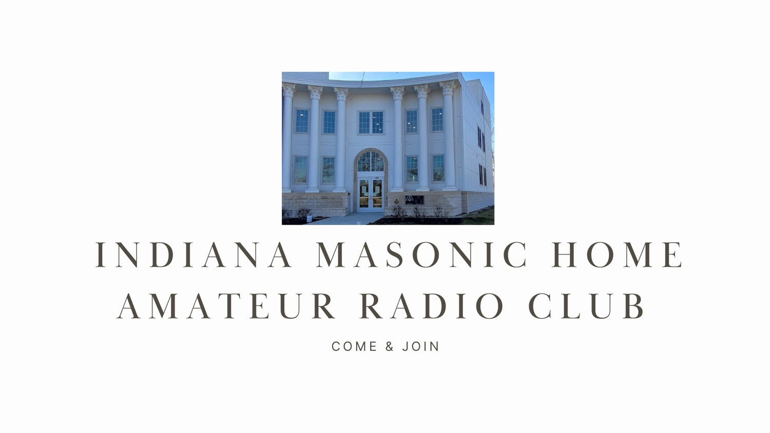 Indiana Masonic Home Amateur Radio Club Overview