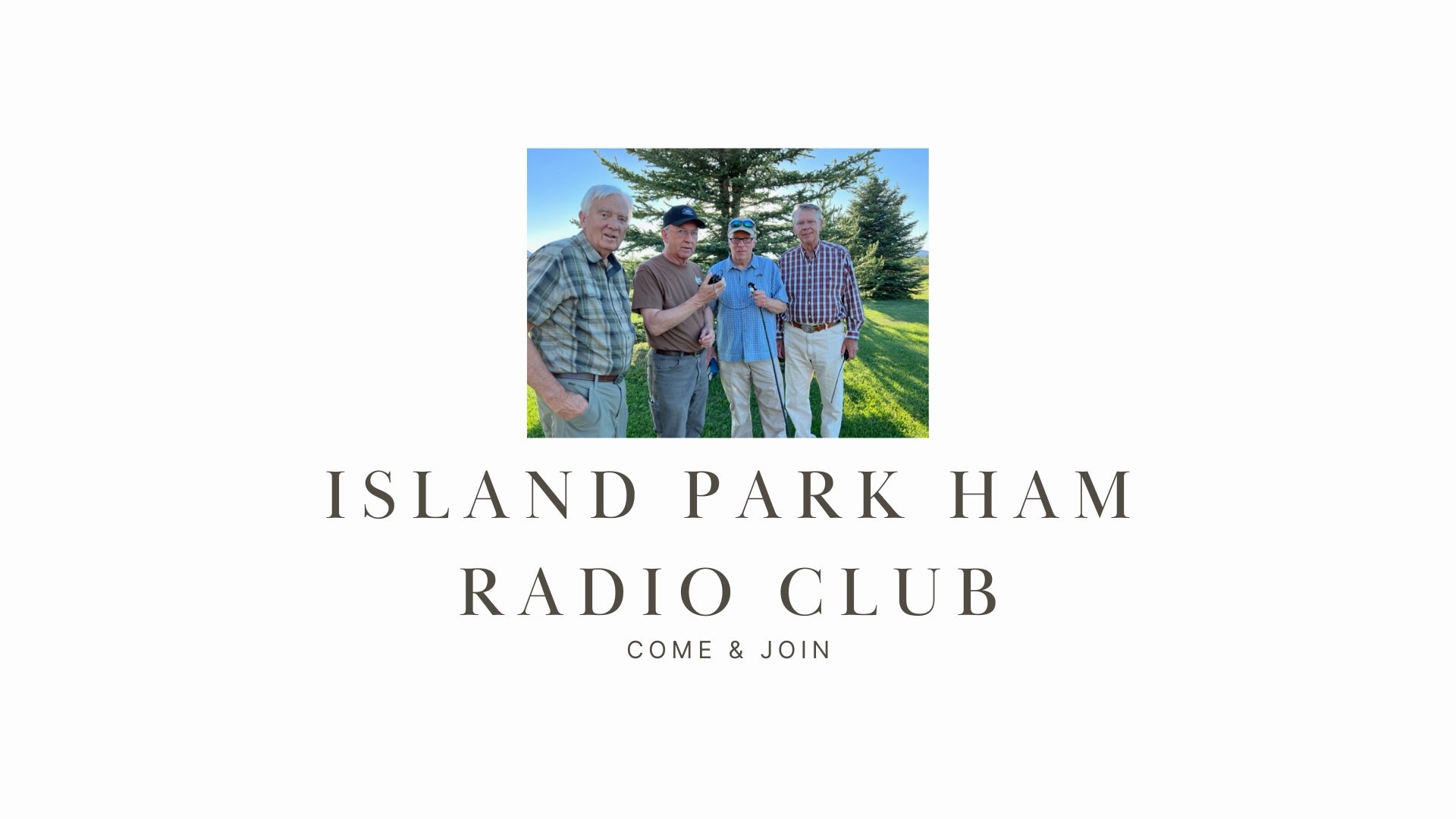 Island Park Ham Radio Club: A Promising New Club with Potential (Island Park, Idaho)