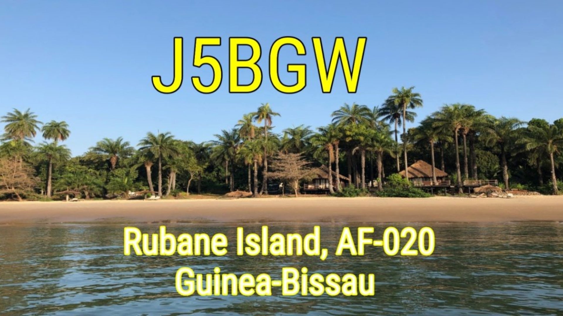J5BGW/P – Rubane Island, AF-020 (Guinea Bissau) – April 2025