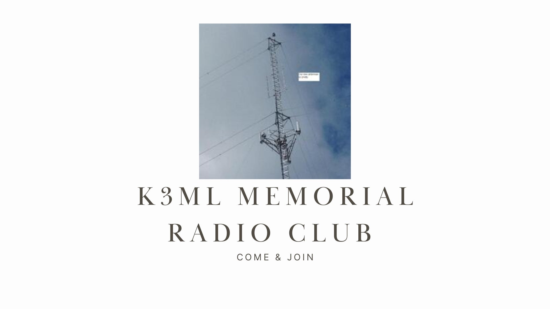 K3ML MEMORIAL RADIO CLUB (AK3ML): A Public Service Focused Club in the Florida Keys