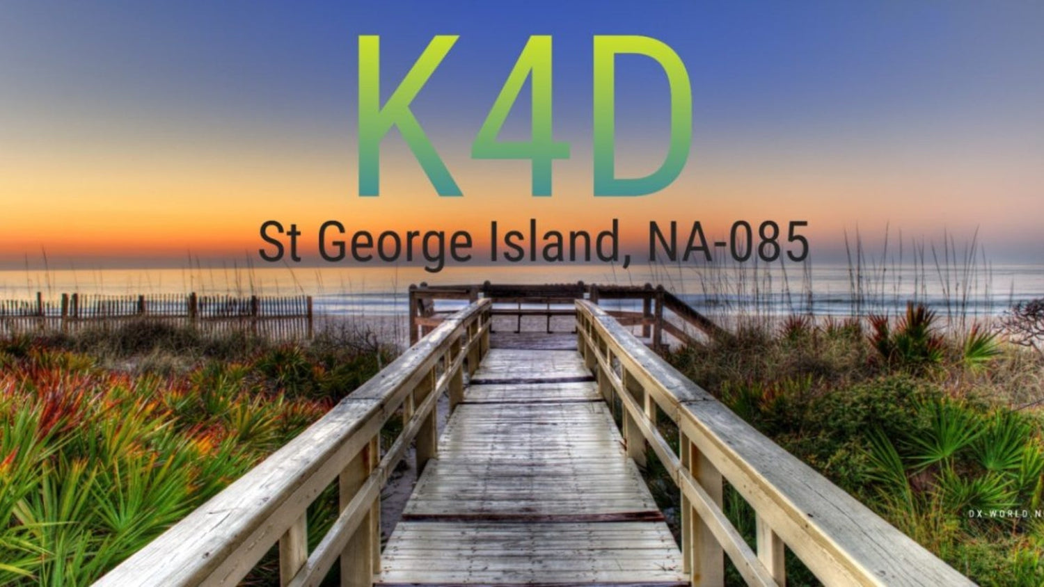 Repost: K4D – St George Island DXpedition