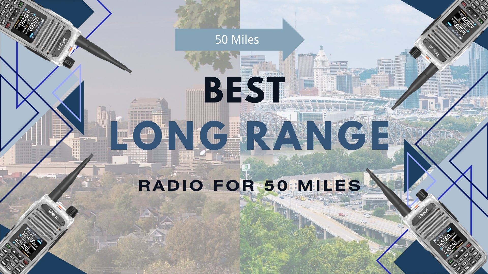 Best Long Range Walkie Talkies for 50 Miles? The Talkpod A36PLUS MAX Comes Surprisingly Close