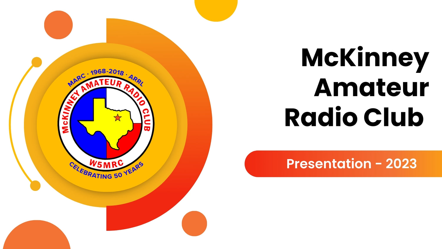 McKinney Amateur Radio Club (MARC)