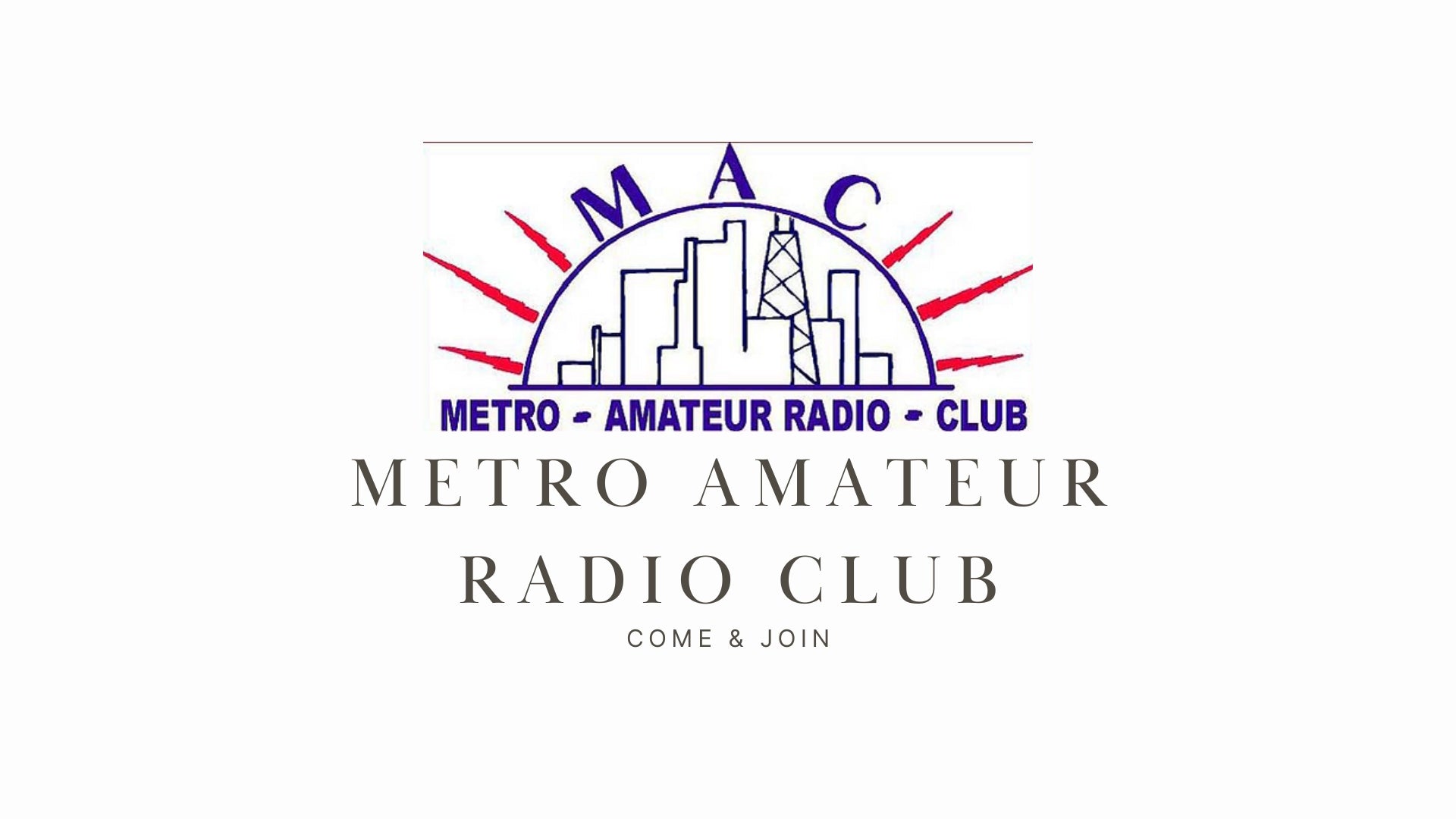 Discover Your Ham Radio Passion with the Metro Amateur Radio Club (W9FO)!
