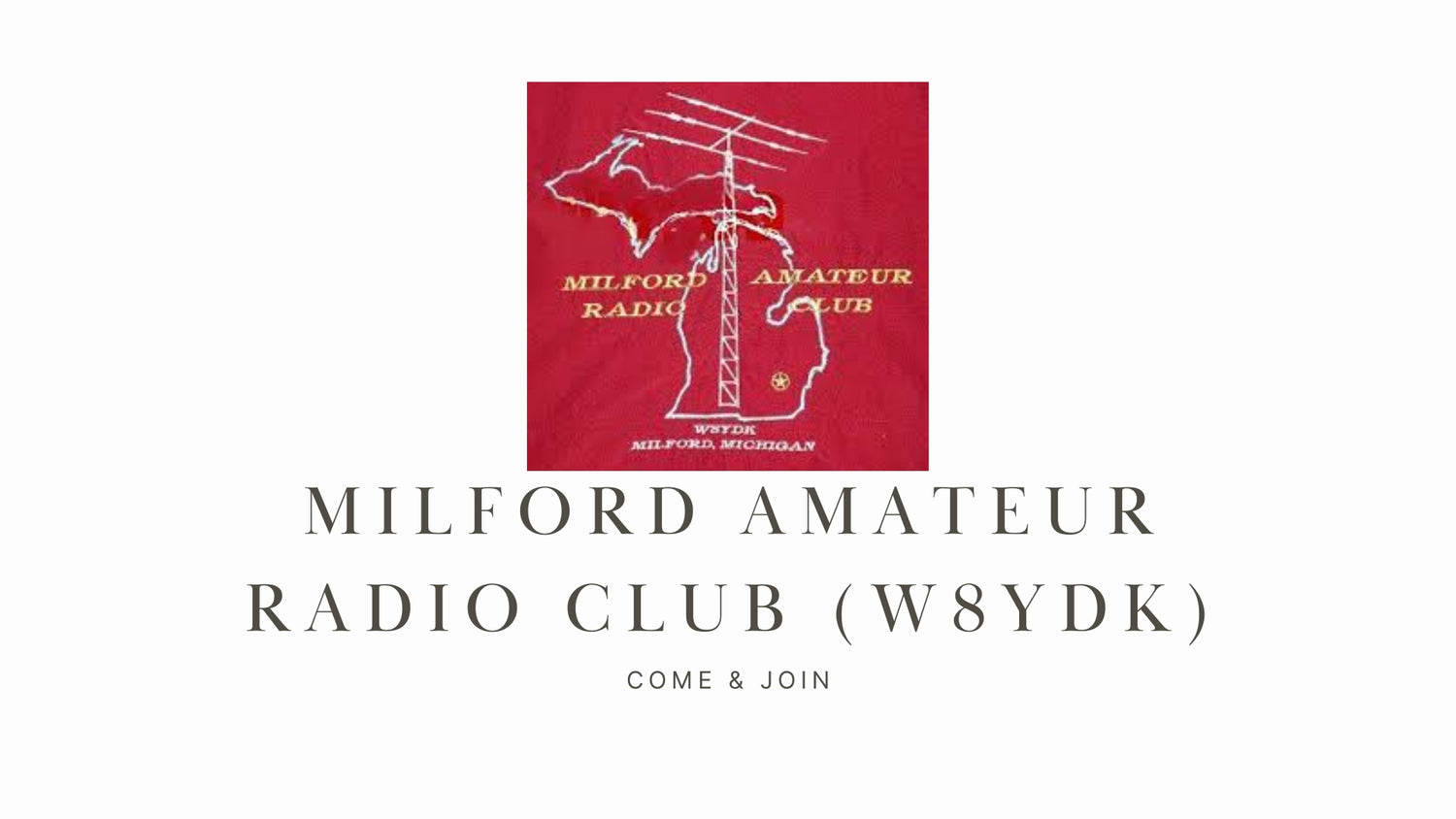 Discover the World of Ham Radio with the Milford Amateur Radio Club (W8YDK)!